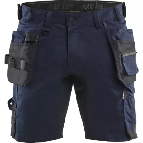 Blaklader Stretch Craftsman Shorts, Dark Navy
