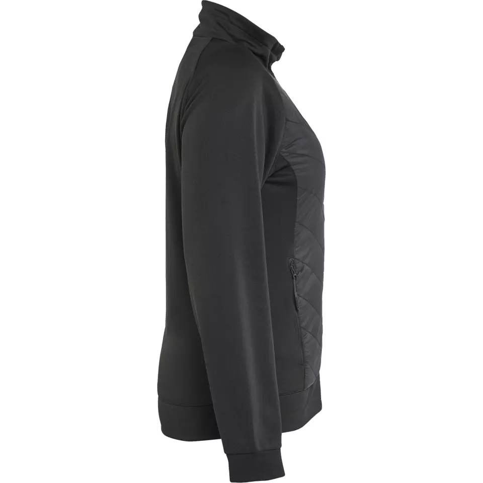 Blåkläder 341925269998, Ladies Hybrid Sweatshirt, Black/Dark Grey, image 2, gallery thumbnail