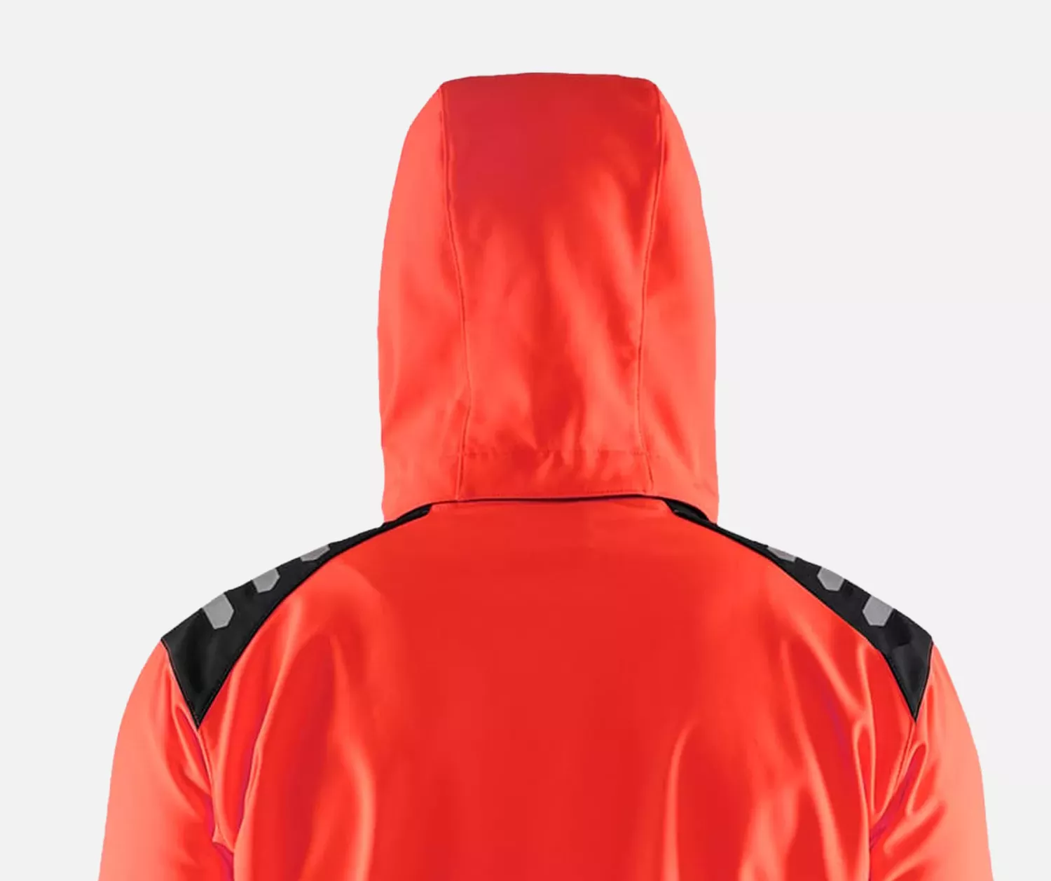 Blaklader 449125135599, High Vis Softshell Jacket, Red/Black, image 10