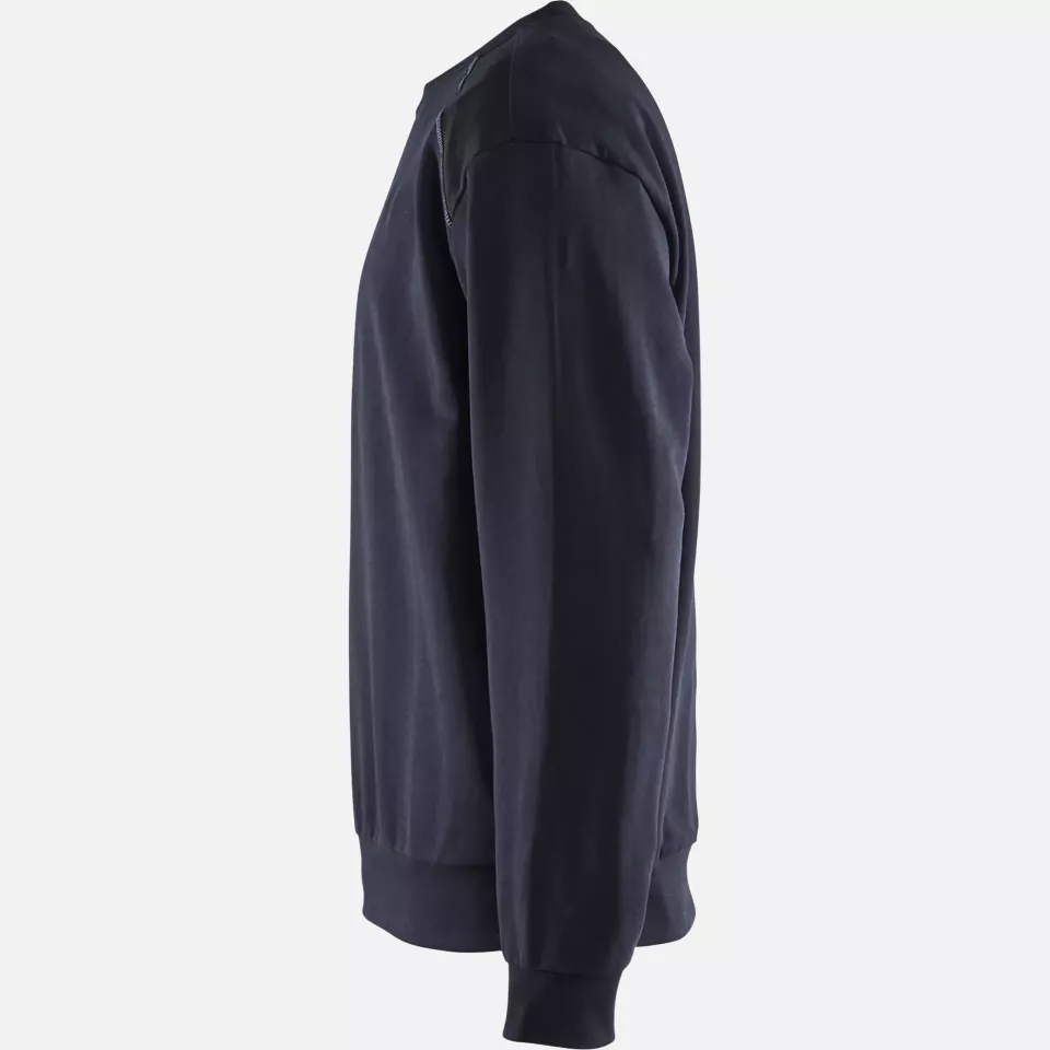 Blaklader 358011588699, Sweatshirt, Dark Navy Blue/Black, image 3, gallery thumbnail