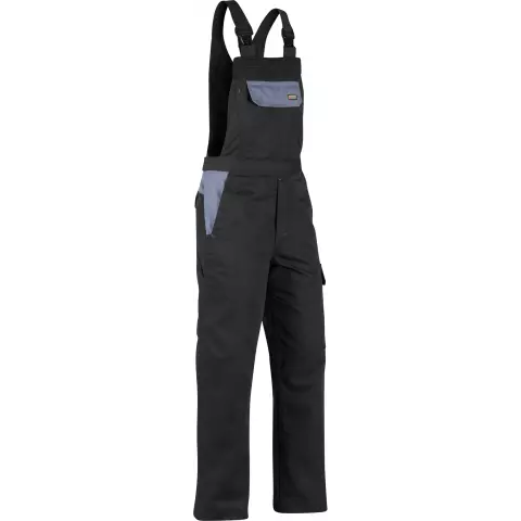 Blaklader Industry Bib and Brace, Black/Grey