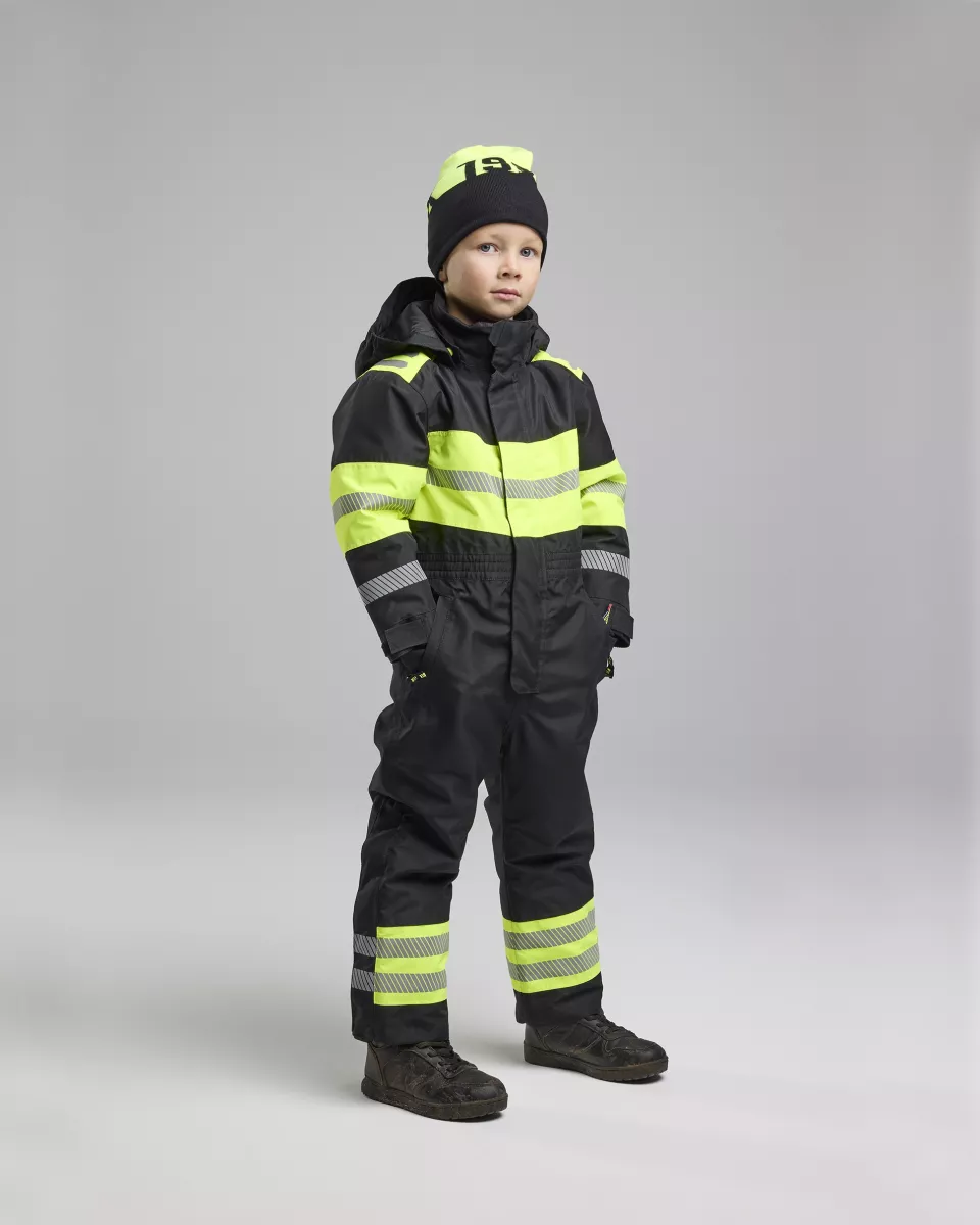 Blaklader 521519779933, Kids Winter Coverall, Black/High Vis Yellow, image 5, gallery thumbnail