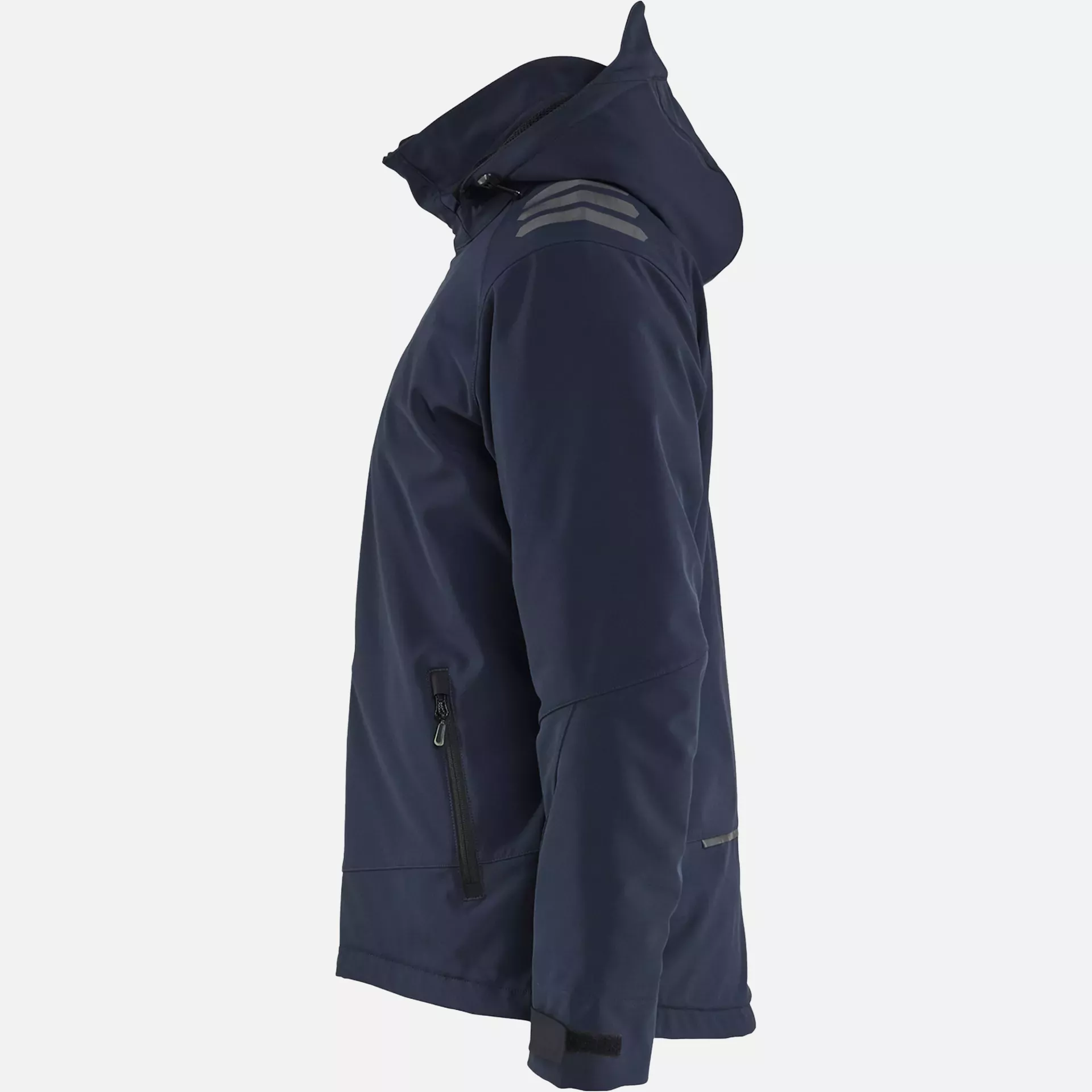 Blaklader 475025138633, Softshell Winter Jacket Lightly Lined, Dark Navy/High Vis Yellow, image 3