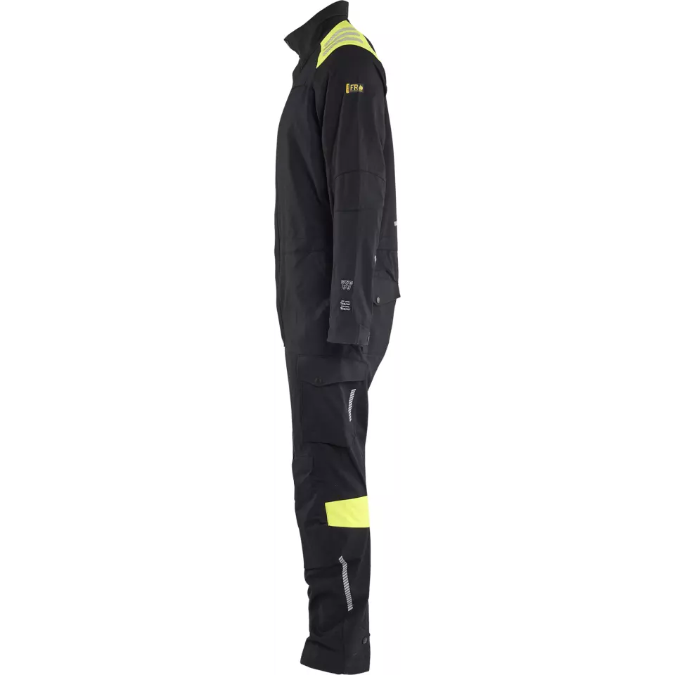 Blåkläder 607715129933, Overall, Schwarz/Gelb, image 3, gallery thumbnail