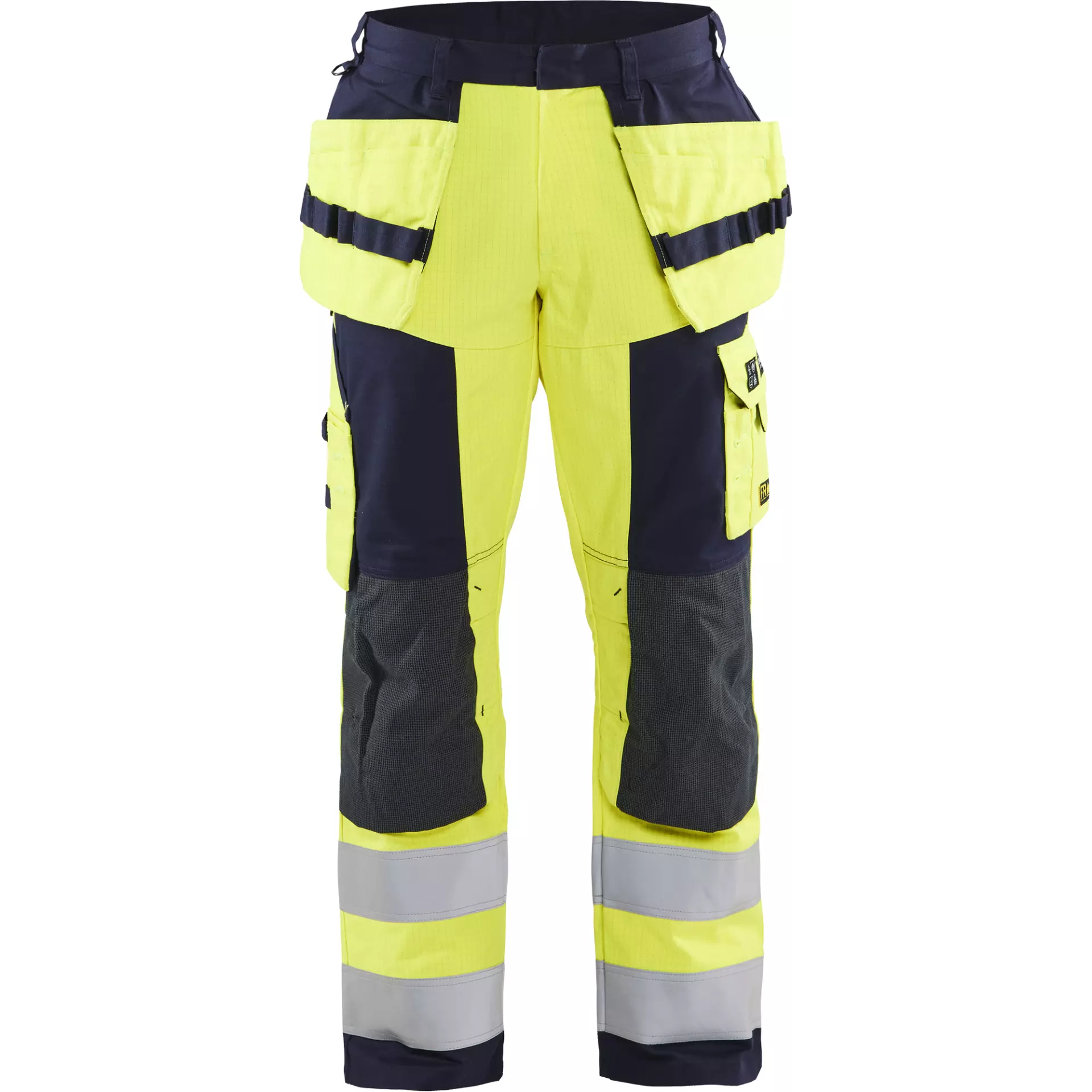 Blåkläder 157915143389, Multinorm Craftsman Work Pants, Yellow/Navy Blue