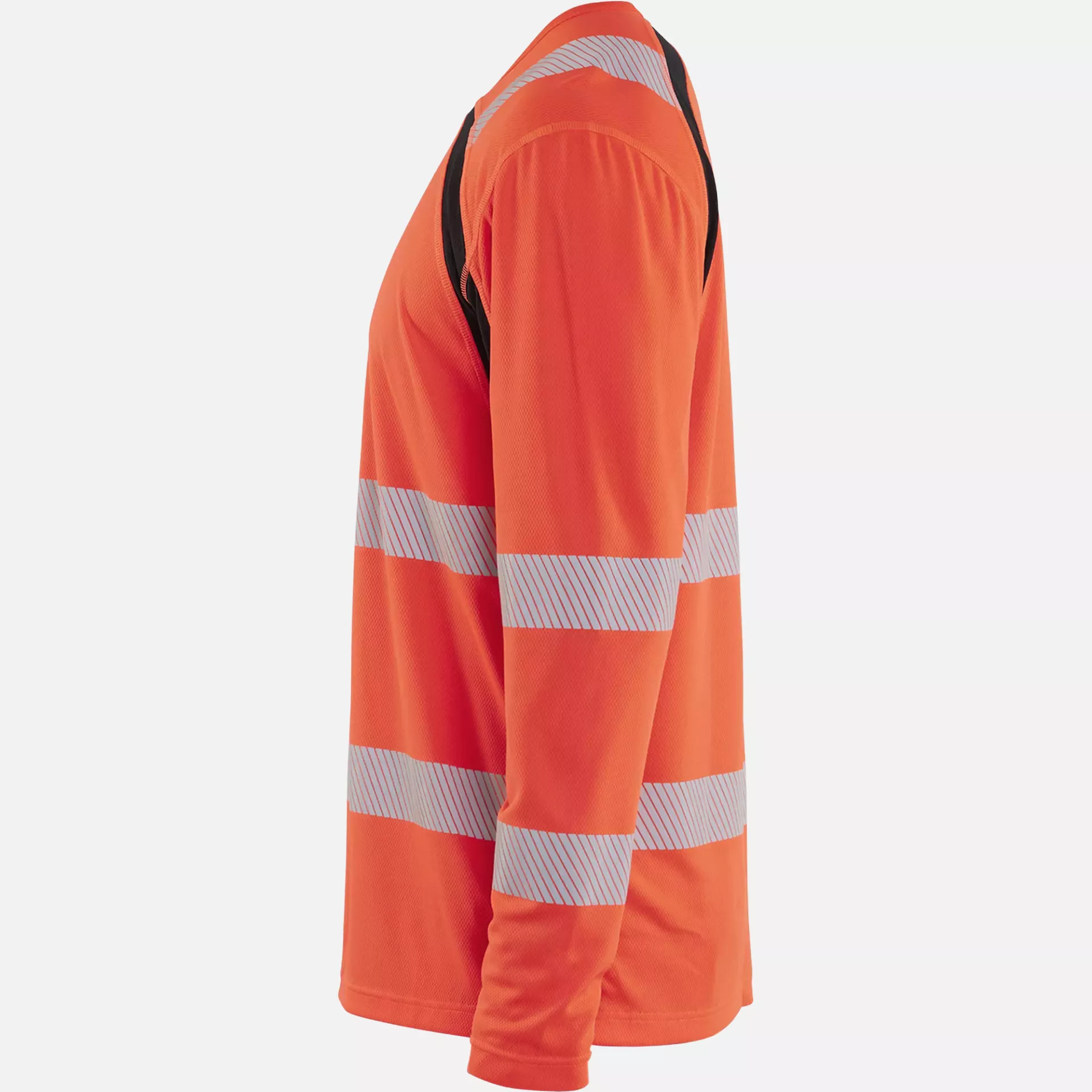 Blaklader 359910135599, High Vis UV Protection Long Sleeve Shirt, Red/Black, image 3