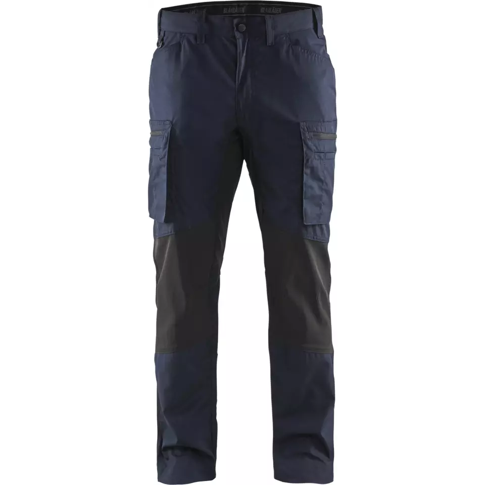 Blaklader 145918458699, Stretch Work Trousers, Dark Navy/Black, image 1, gallery thumbnail