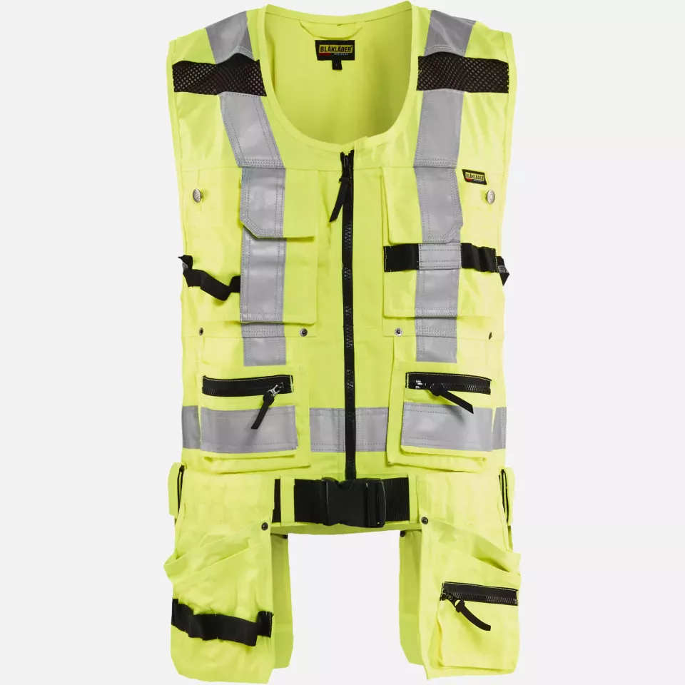Blaklader 303218043300, High Vis Tool Vest, Yellow, image 1, gallery thumbnail