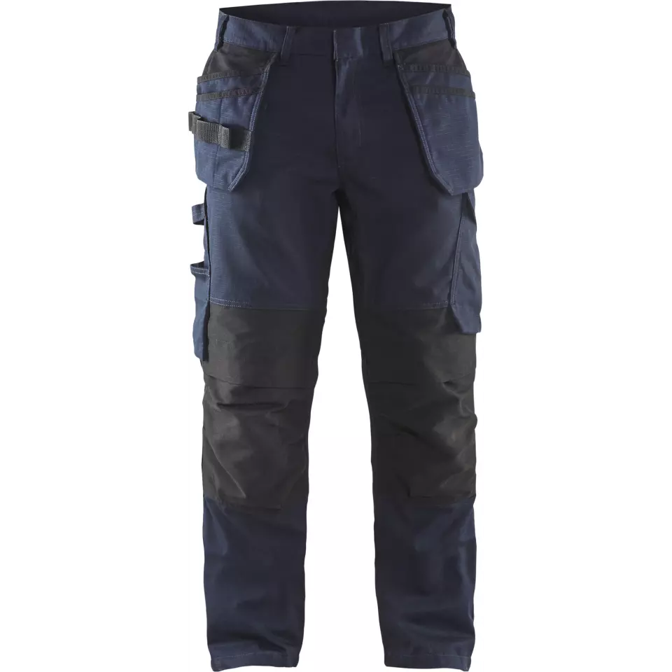 Blaklader 149613308699, Stretch Work Trousers with Tool Pockets, Dark Navy/Black, image 1, gallery thumbnail