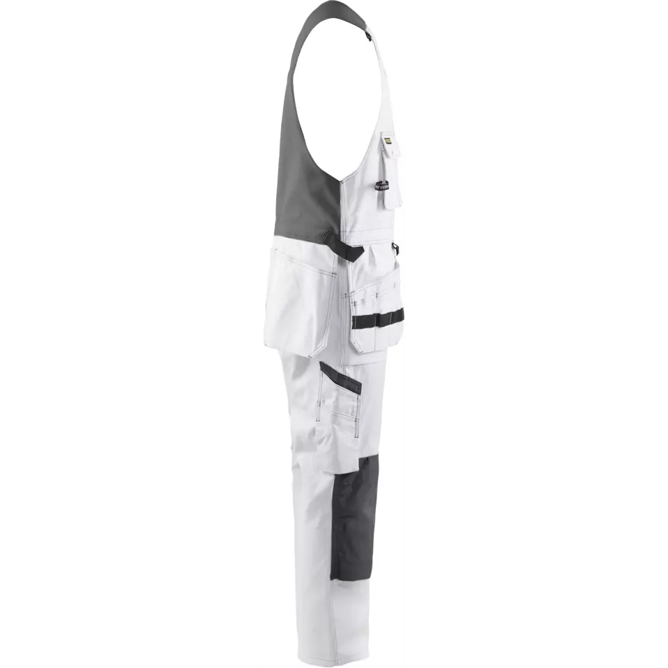 Blaklader 253212101098, Bib and Brace, White/Dark Grey, image 2, gallery thumbnail