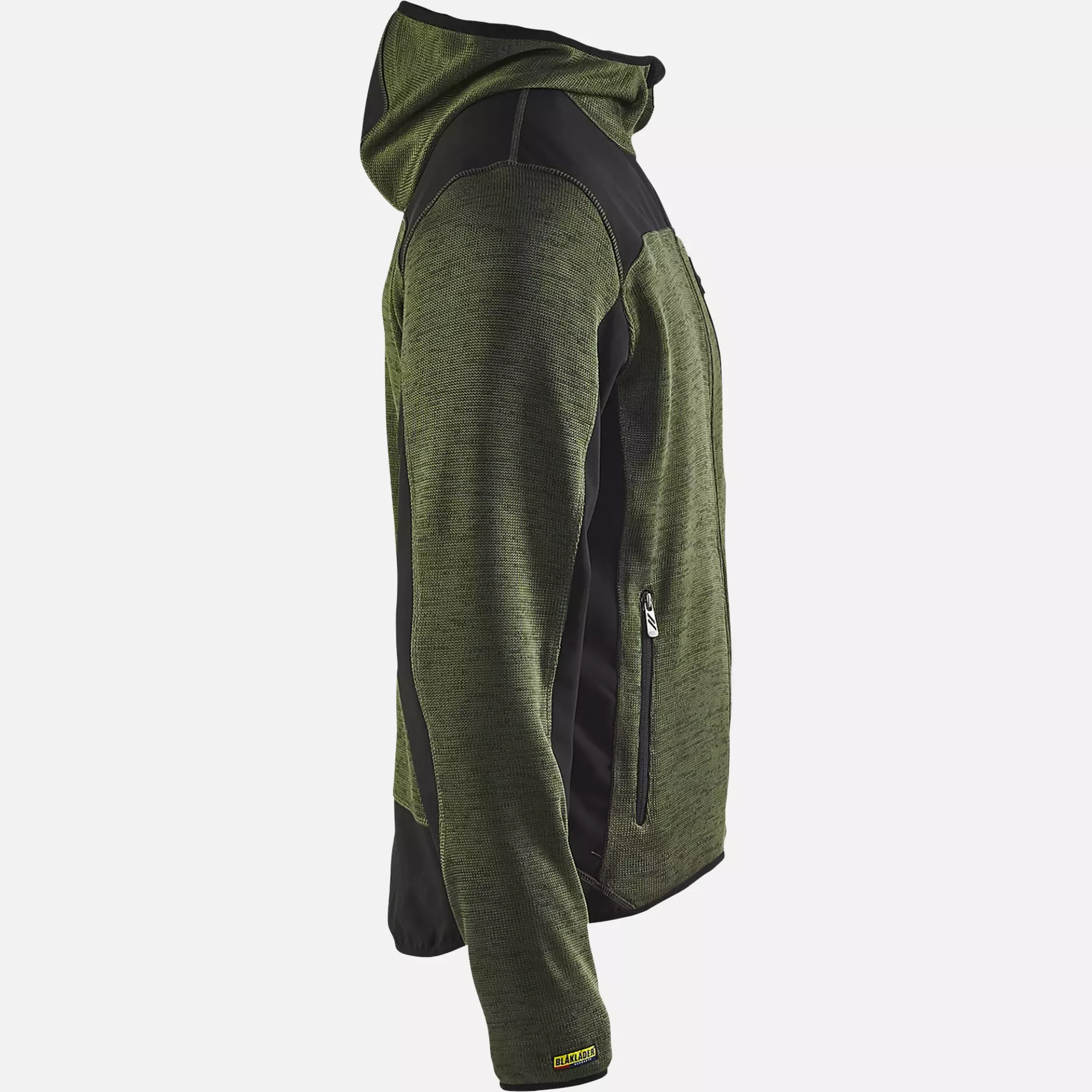 Blaklader 493021174699, Softshell Knit Jacket, Army Green/Black, image 2