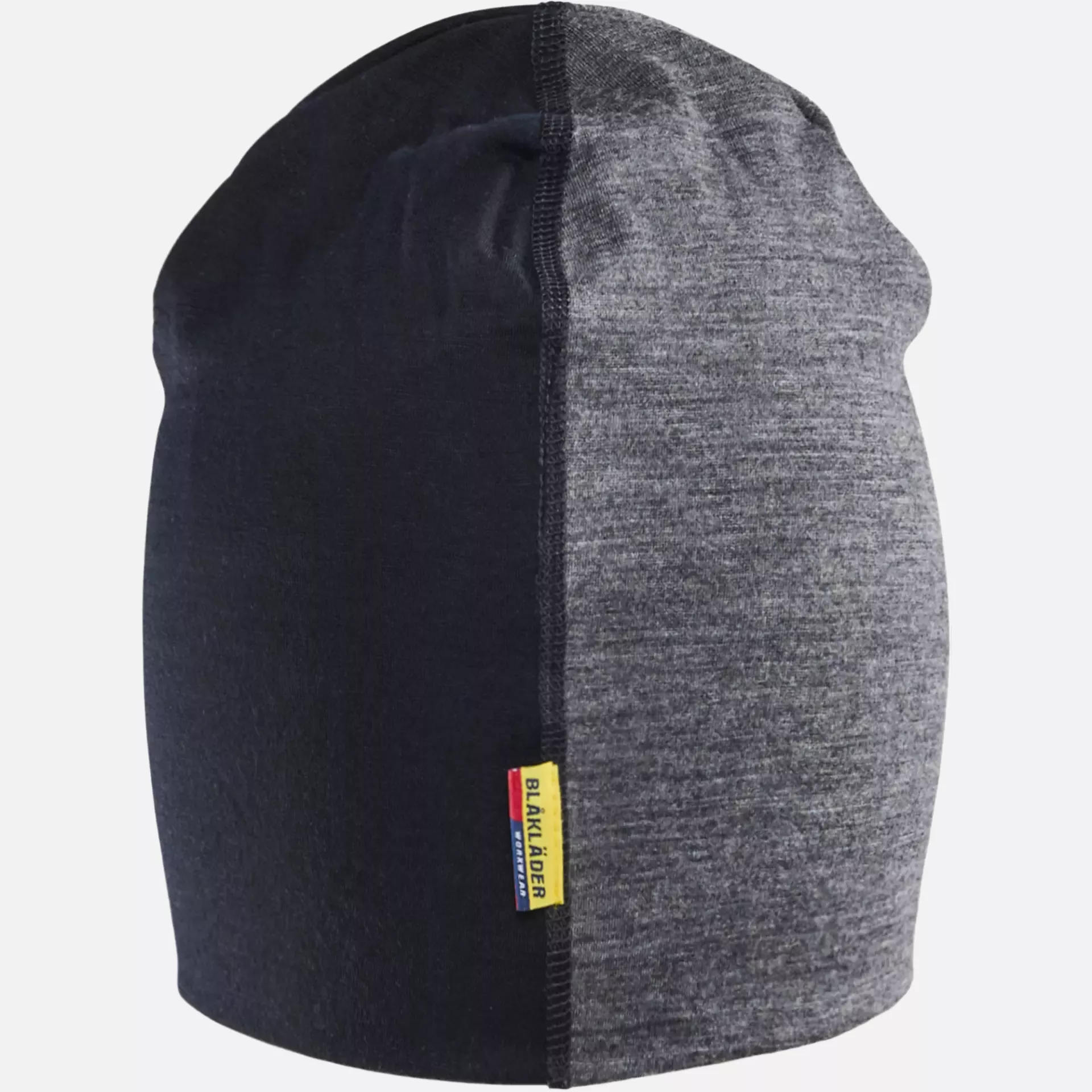 Blaklader 203517349699, Merino Wool Beanie, Medium Grey/Black, image 4