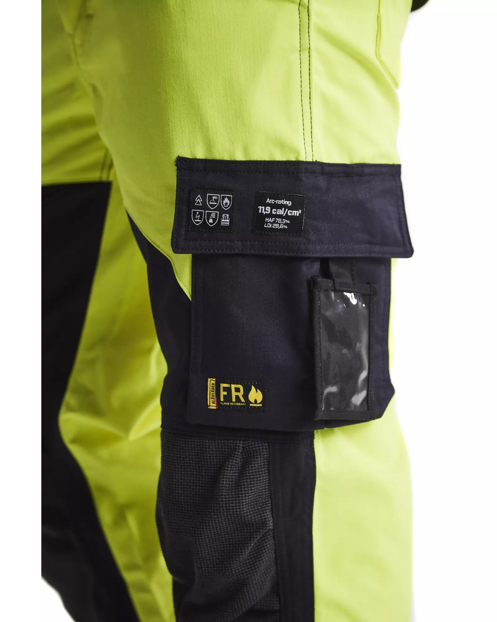 Blåkläder 158815123389, Multinorm Arbeitshose, Gelb/Marineblau, image 6