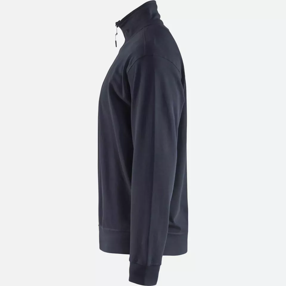 Blaklader 336911588600, Half-Zip Sweatshirt, Dark Navy Blue, image 3, gallery thumbnail
