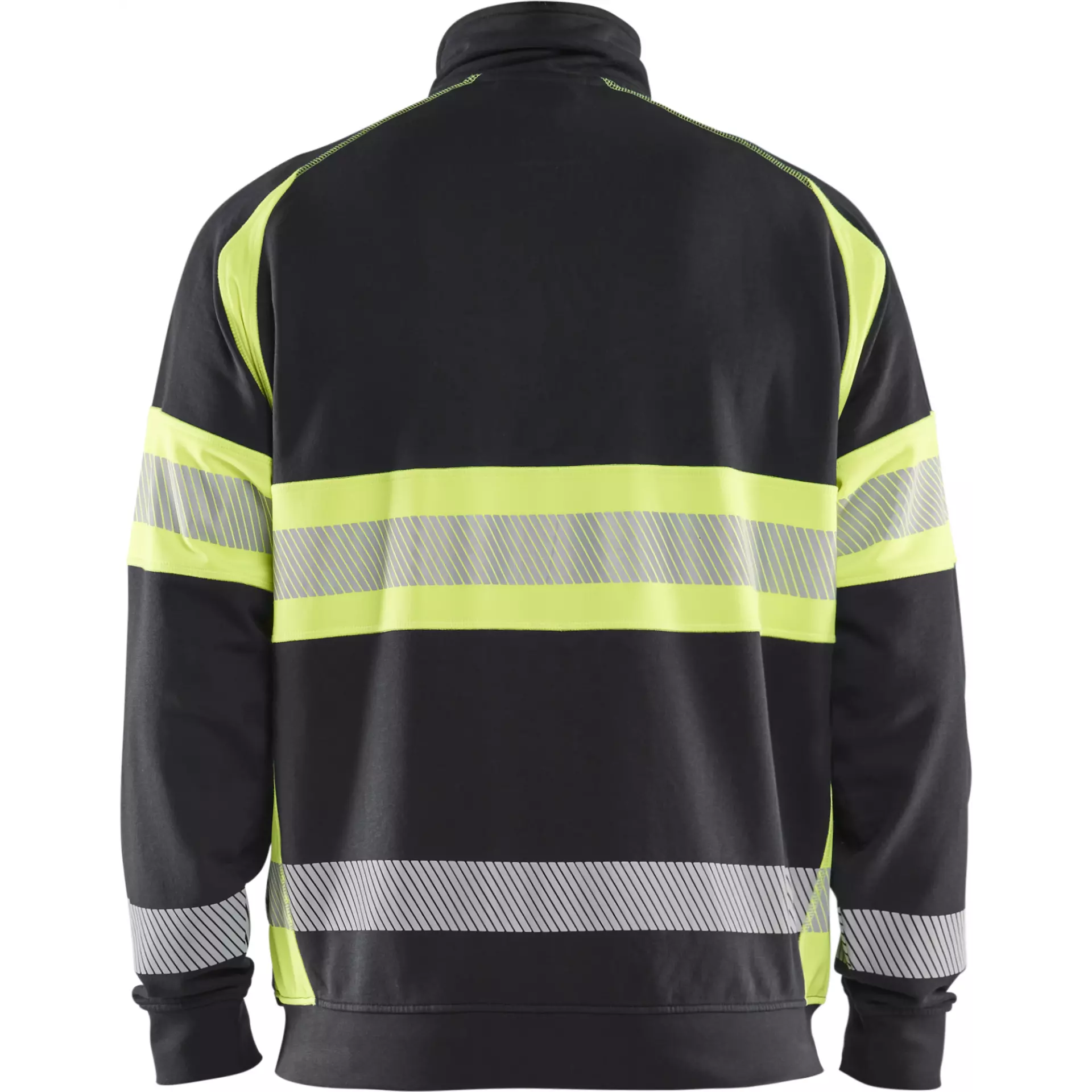 Blåkläder 355111589933, High Vis Sweatjacke, Schwarz/Gelb, image 4