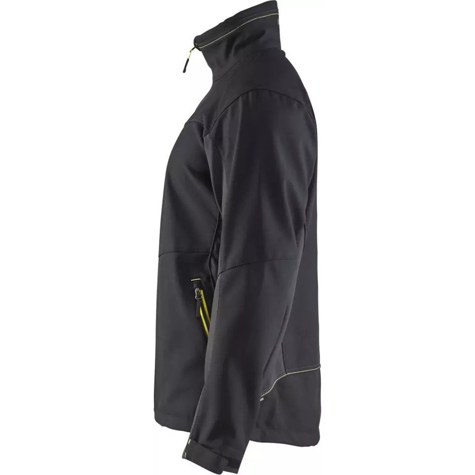 Blaklader 495025169933, Softshell Jacke, Schwarz/Gelb, image 3, gallery thumbnail