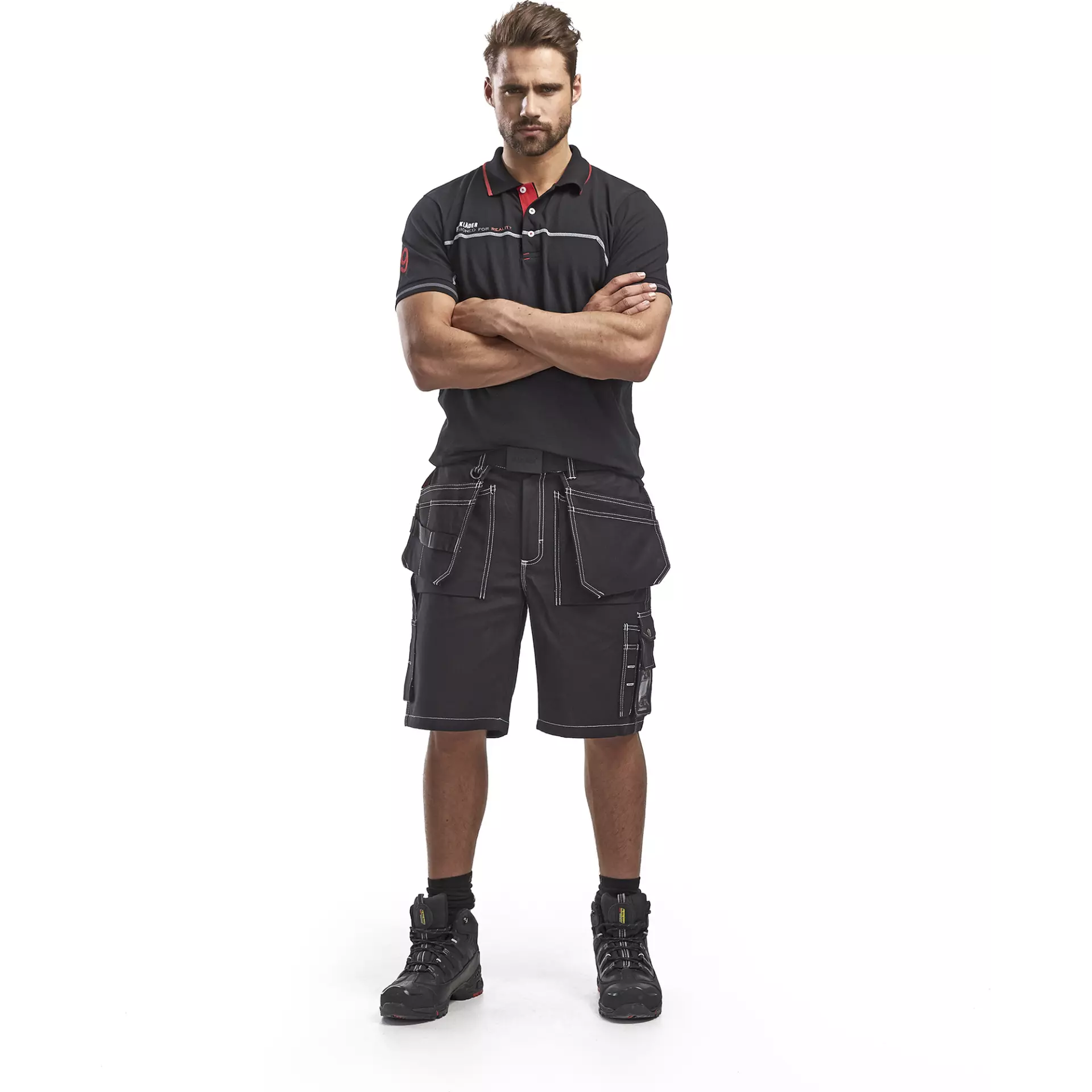Blåkläder 153413709900, Handwerker Shorts, Schwarz, image 5