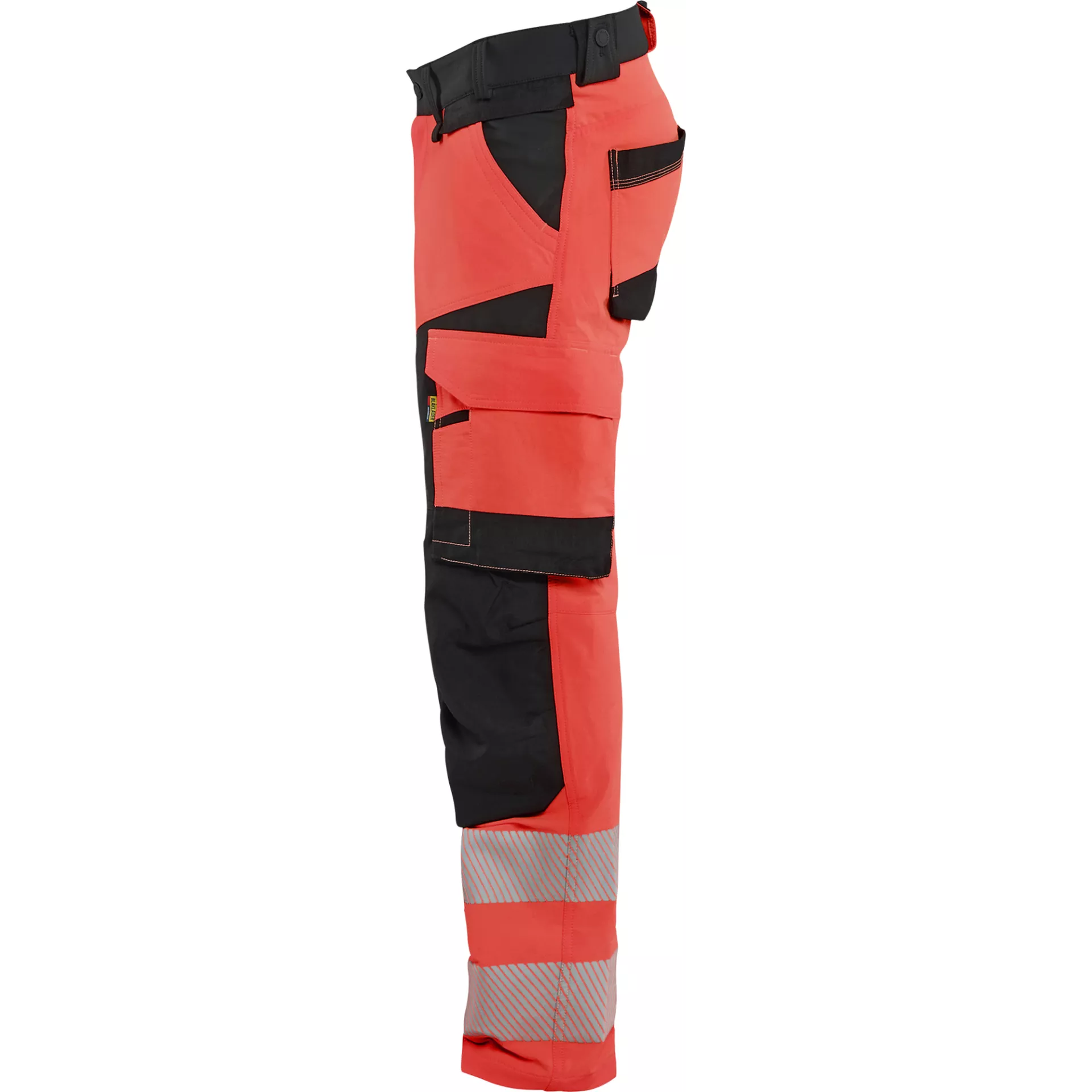 Blaklader 112416485599, Hi-Vis Work Trousers 4-Way Stretch, Hi-Vis Red/Black, image 3