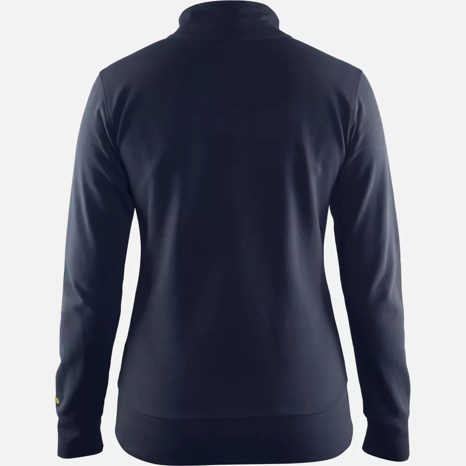 Blaklader 337211588600, Ladies' Sweatshirt Jacket, Dark Navy, image 2, gallery thumbnail