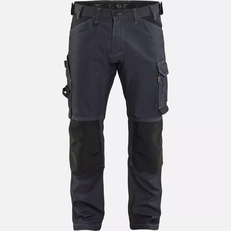 Blaklader 175111418999, Craftsman Work Trousers with Stretch, Navy/Black, image 1, gallery thumbnail