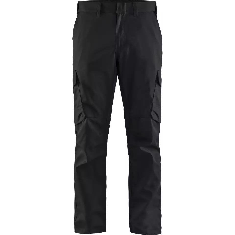 Blaklader 144418329933, Industry Stretch Work Trousers, Black/Yellow, image 1, gallery thumbnail