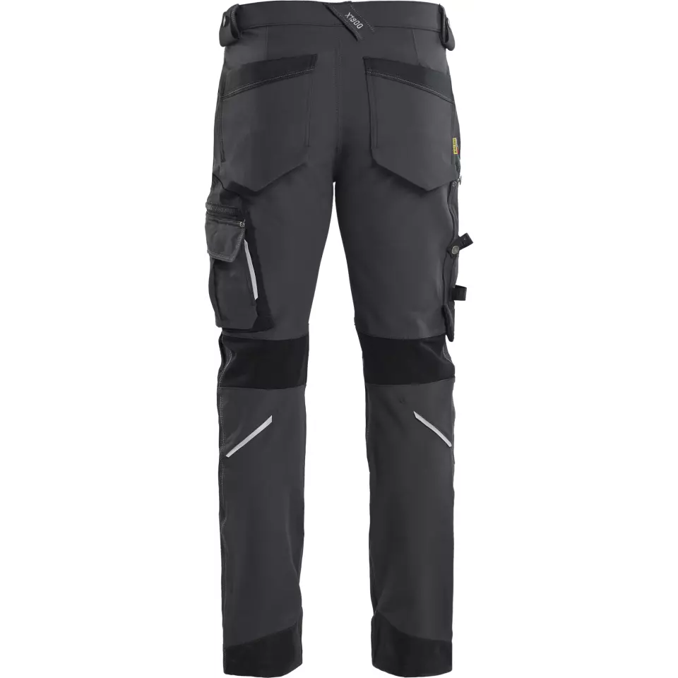 Blaklader 198916449899, X1900 4-Wege-Stretch Handwerker Arbeitshose, Dunkelgrau/Schwarz, image 4, gallery thumbnail