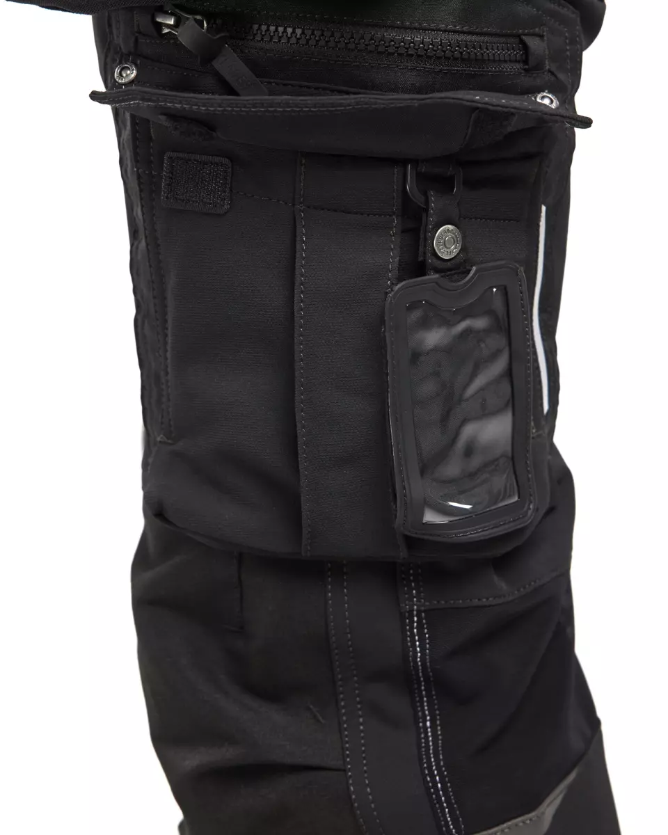 Blåkläder 179716449900, 4-Way Stretch Craftsman Pirate Shorts, Black, image 7, gallery thumbnail