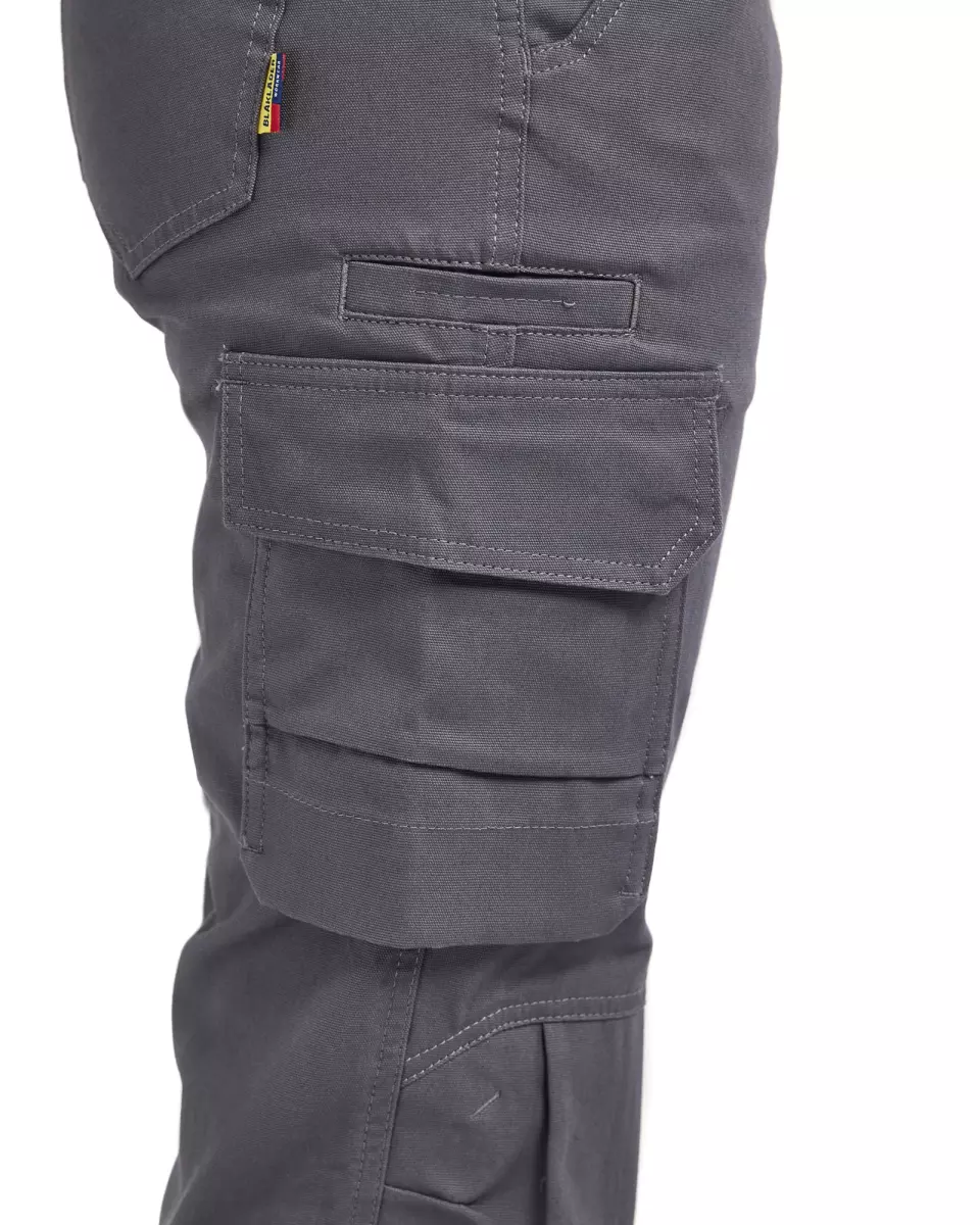 Blaklader 710613449600, Ladies Stretch Industrial Work Trousers, Medium Grey, image 6, gallery thumbnail