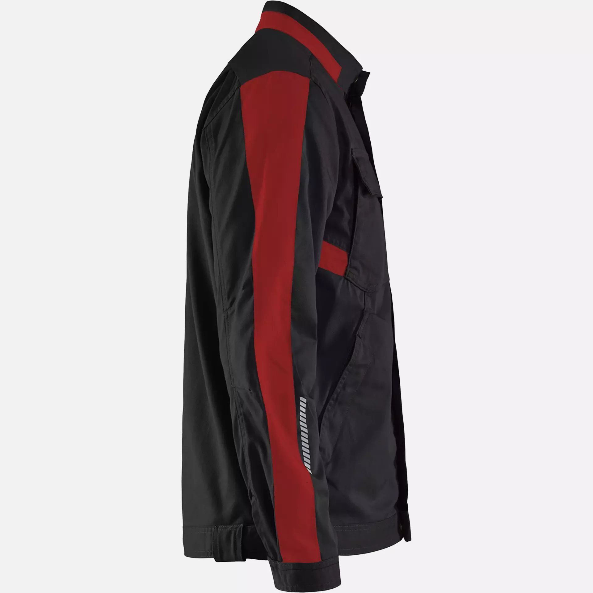 Blaklader 444418329956, Industrie Stretch Jacke, Schwarz/Rot, image 2