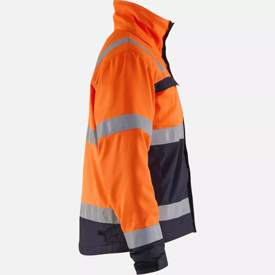 Blaklader 406915135389, Multinorm Winter Jacket, Orange/Navy, image 2, gallery thumbnail