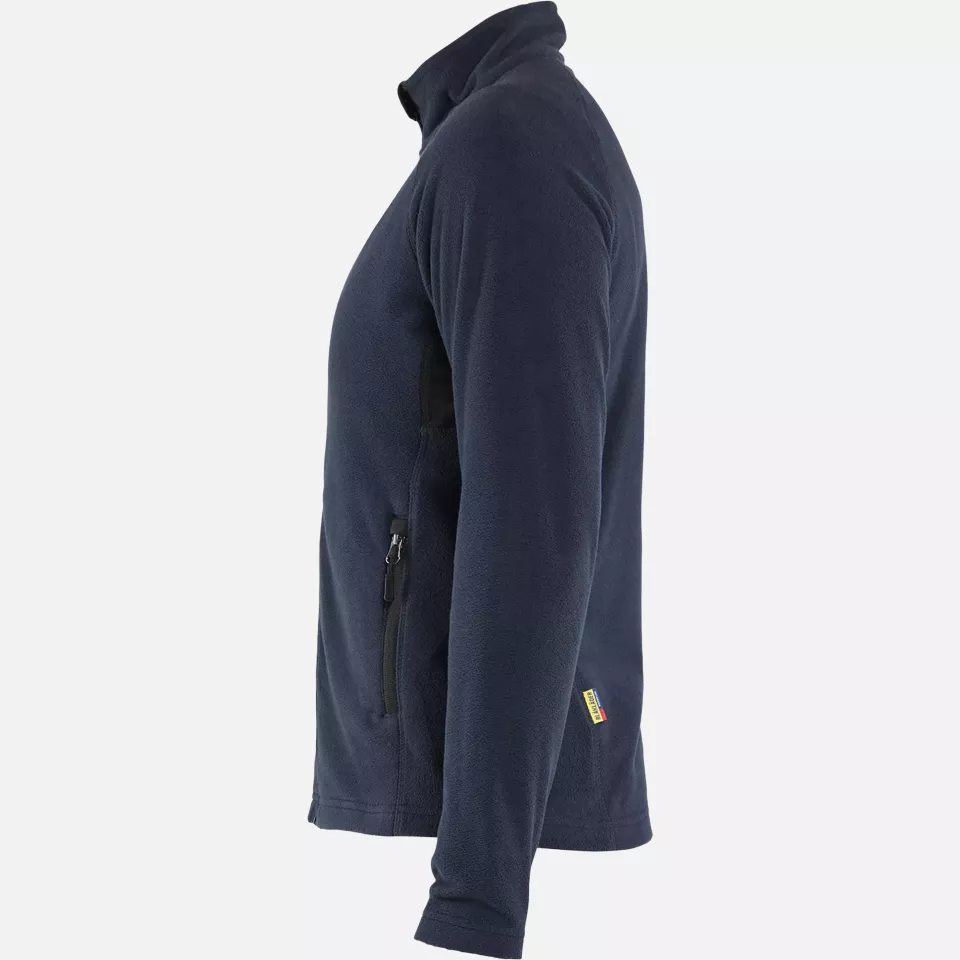 Blaklader 472210108600, Ladies Microfleece Jacket, Dark Navy, image 3, gallery thumbnail