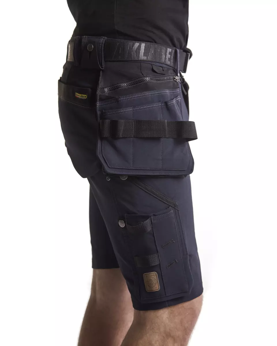 Blaklader 198816448699, X1900 4-Way Stretch Craftsman Shorts, Dark Navy/Black, image 6, gallery thumbnail