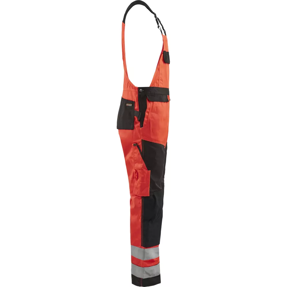 Blåkläder 266018115599, High Vis Latzhose, Rot/Schwarz, image 2, gallery thumbnail