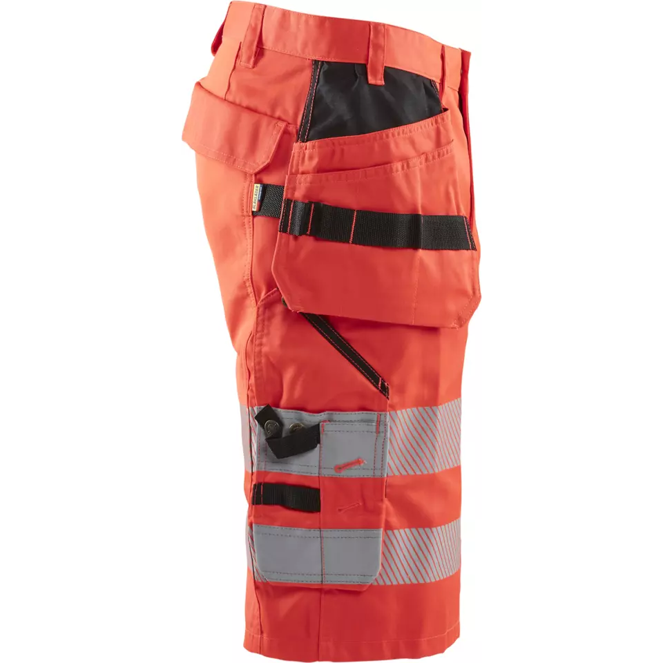 Blåkläder 158618115500, High Vis Stretch Shorts, Red, image 2, gallery thumbnail