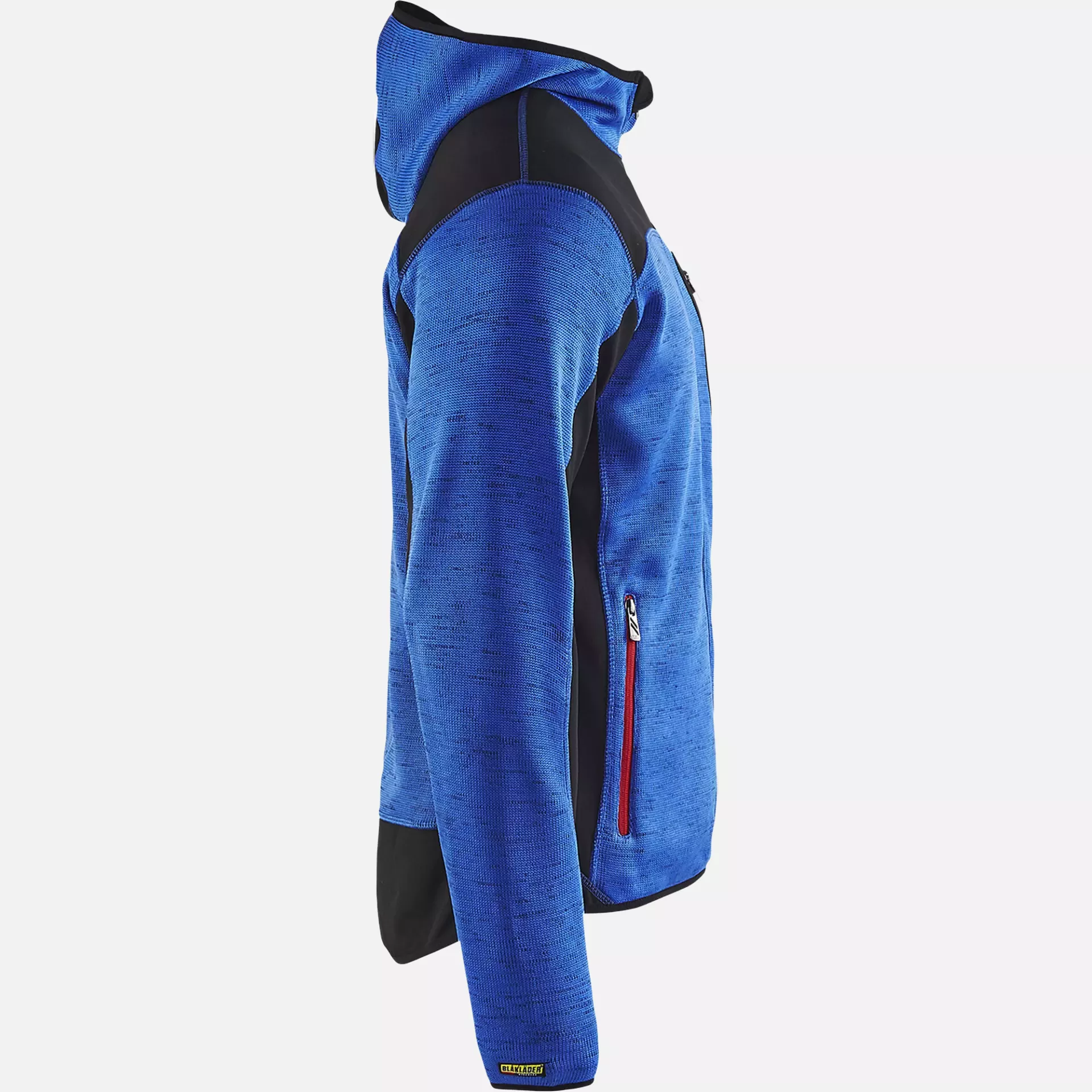 Blaklader 493021178599, Knitted Softshell Jacket, Cornflower Blue/Black, image 2