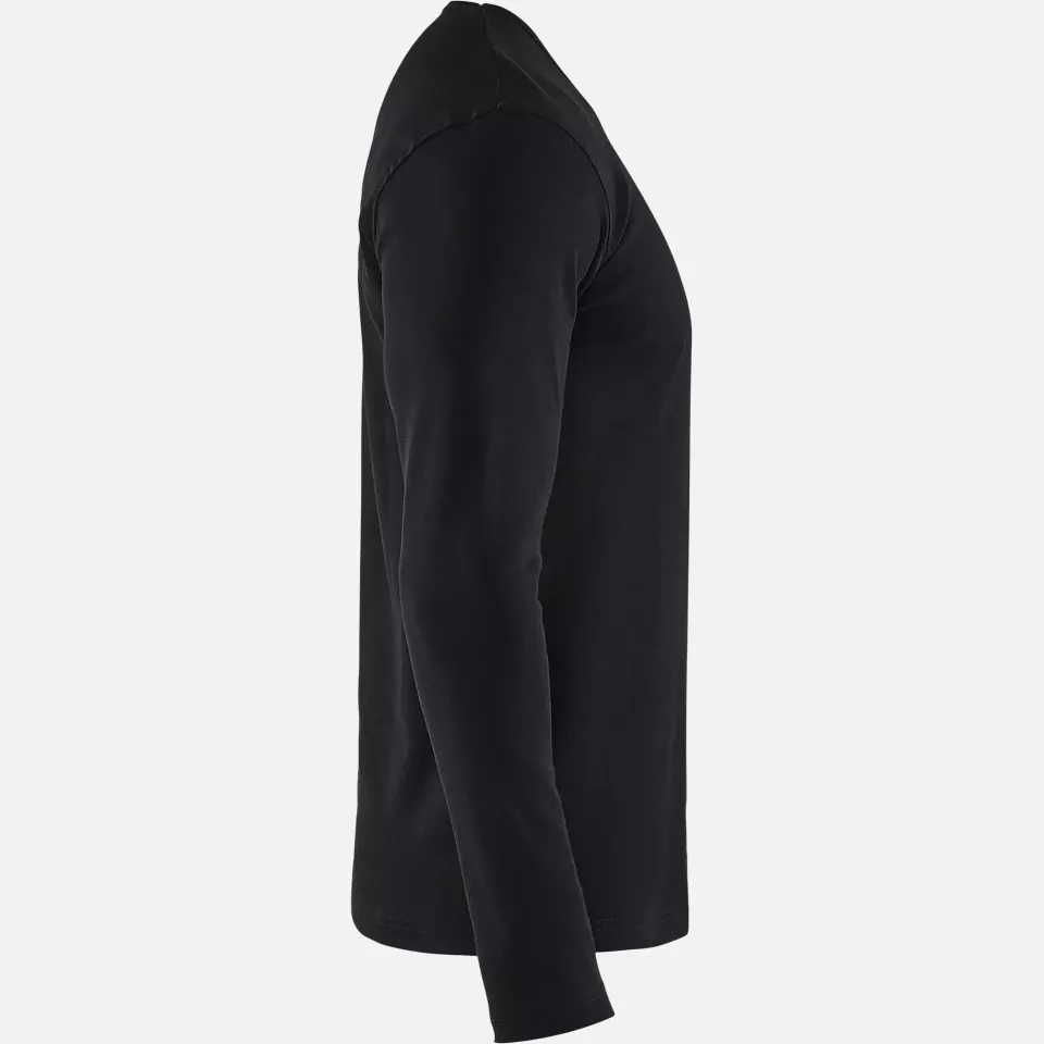 Blaklader 331410329900, Long Sleeve T-Shirt, Black, image 2, gallery thumbnail