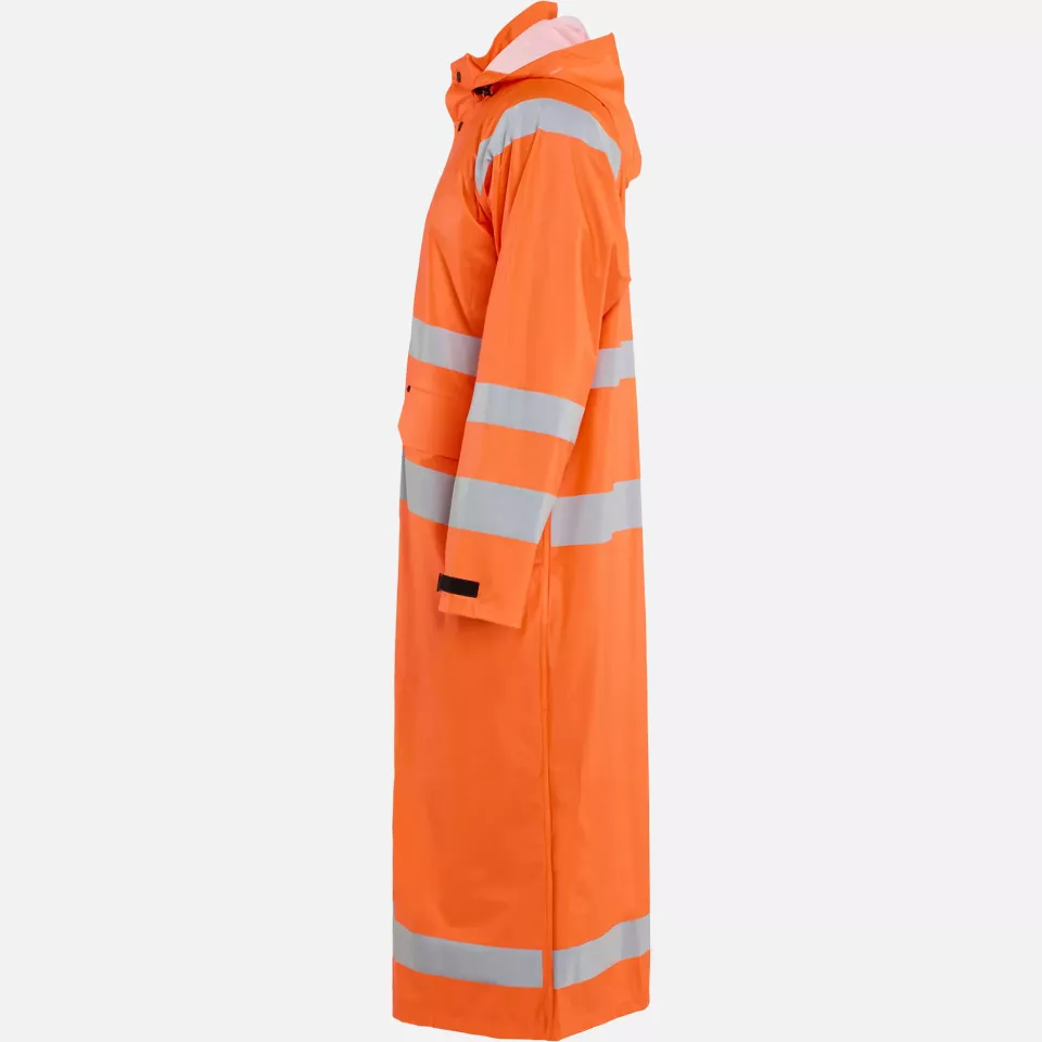 Blaklader 432520005300, High Vis Raincoat, Orange, image 3, gallery thumbnail