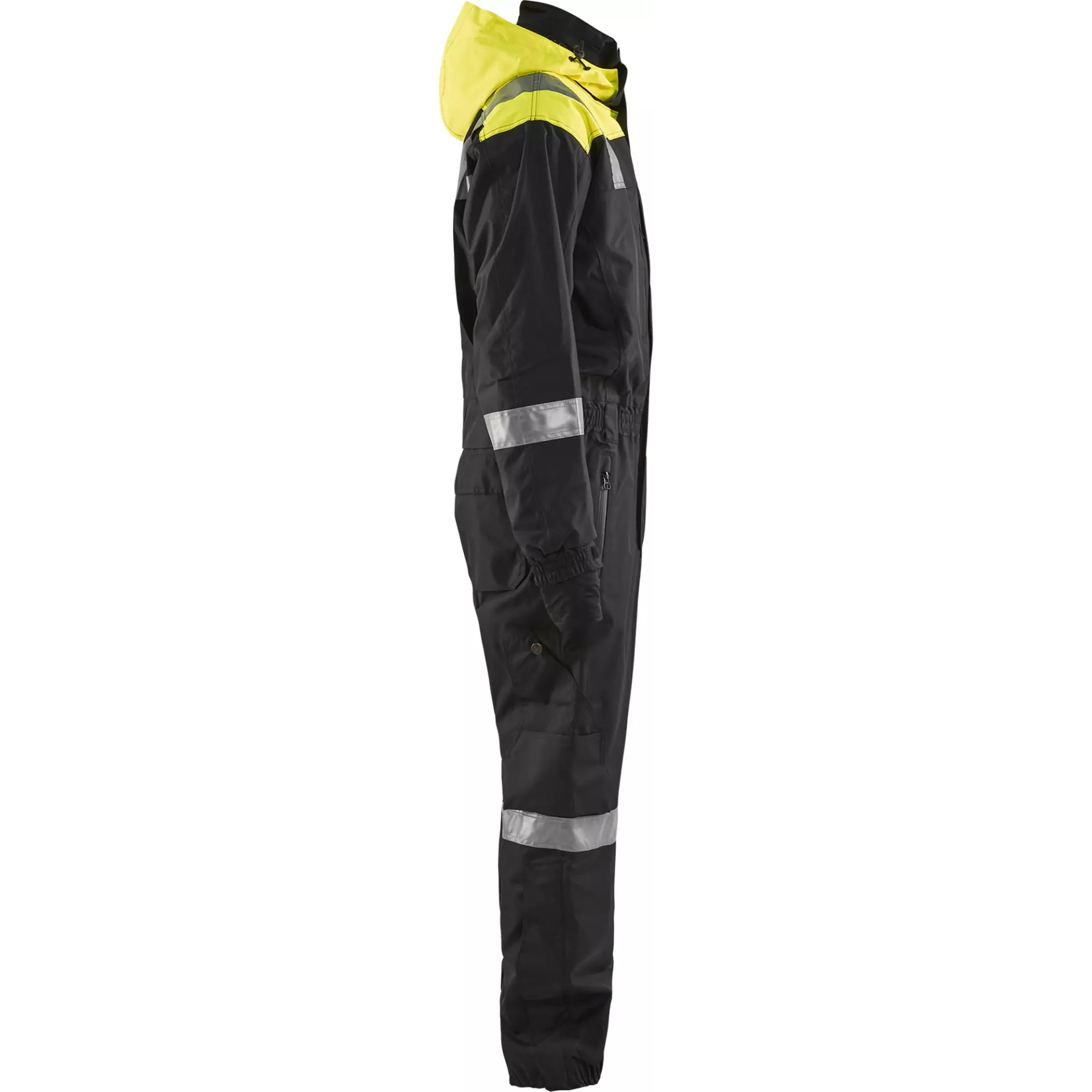 Blaklader 678619779933, Unlined Winter Coverall, Black/Yellow, image 2