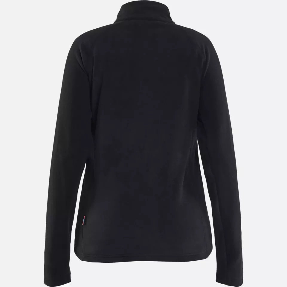 Blaklader 472210109900, Ladies Microfleece Jacket, Black, image 4, gallery thumbnail