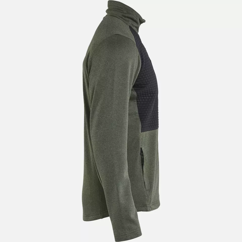 Blaklader 354825334199, Full Zip Sweatshirt, Autumn Green/Black, image 2, gallery thumbnail