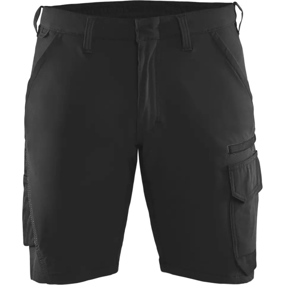 Blaklader 142316459998, 4-Way Stretch Service Shorts, Black/Dark Grey, image 1, gallery thumbnail
