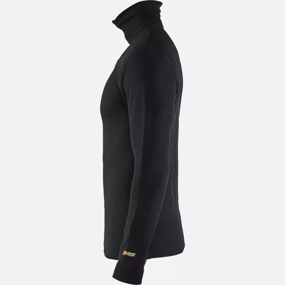 Blaklader 489417069900, XWARM Undershirt, Black, image 3, gallery thumbnail