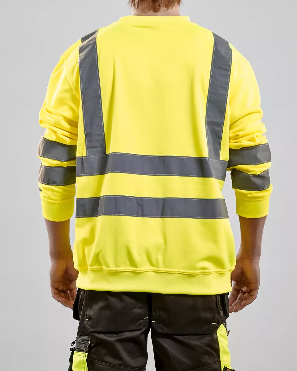 Blåkläder 334119743300, Warnschutz Pullover, Gelb, image 6, gallery thumbnail