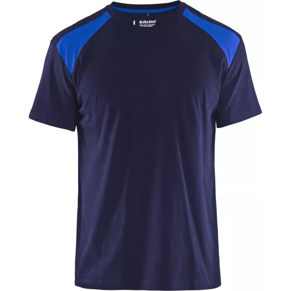 Blaklader 337910428885, T-Shirt, Navy Blue/Cornflower Blue