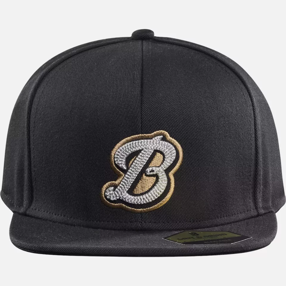 Blaklader 923311069900, Kids Flatbrim Cap, Black, image 1, gallery thumbnail
