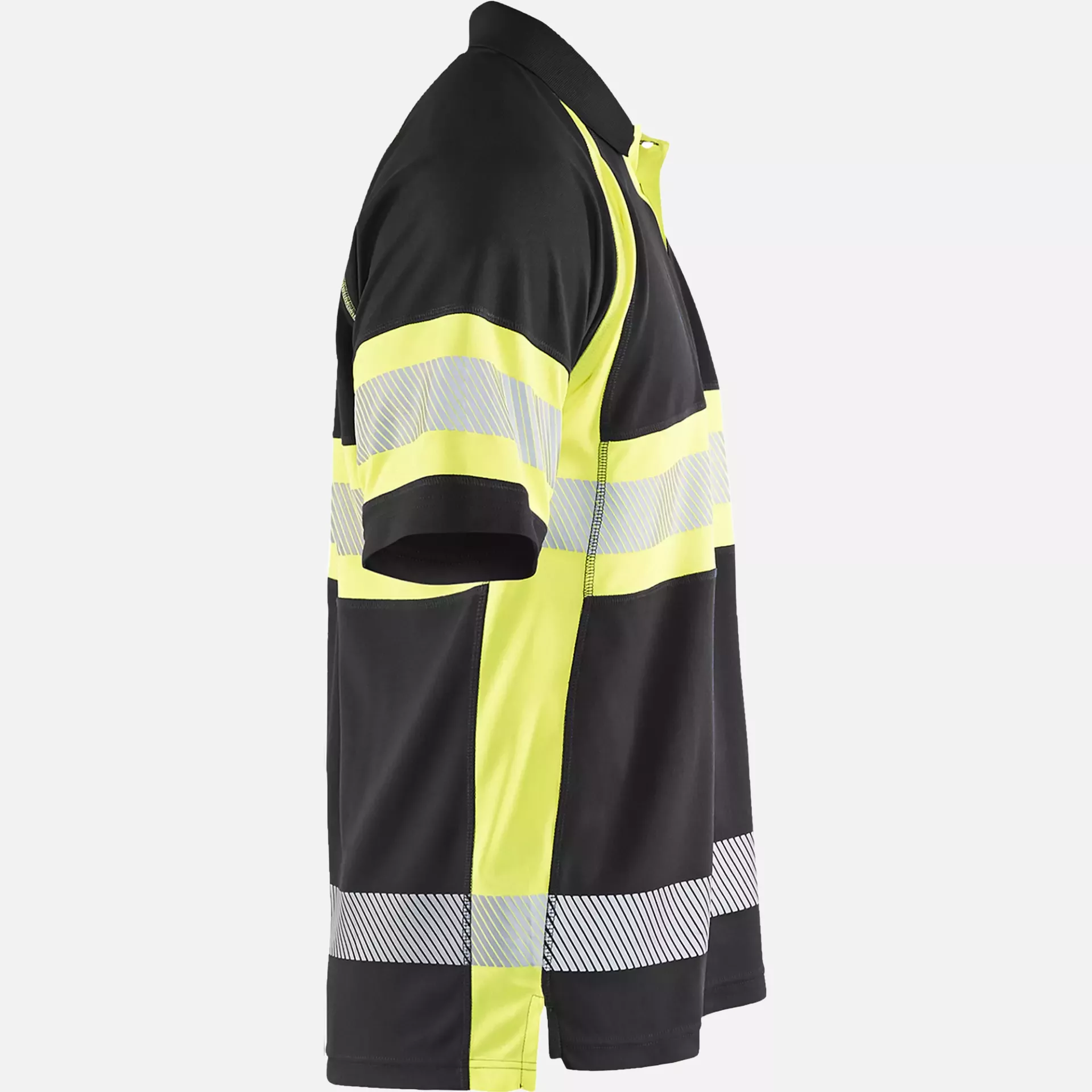 Blaklader 333810519933, High Vis UV Protection Polo Shirt, Black/Yellow, image 2