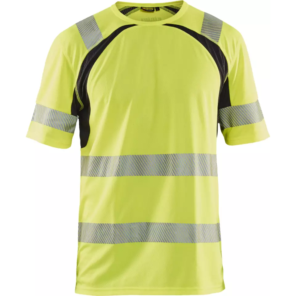 Blåkläder 339710133399, High Vis UV Protection T-Shirt, Yellow/Black, image 1, gallery thumbnail