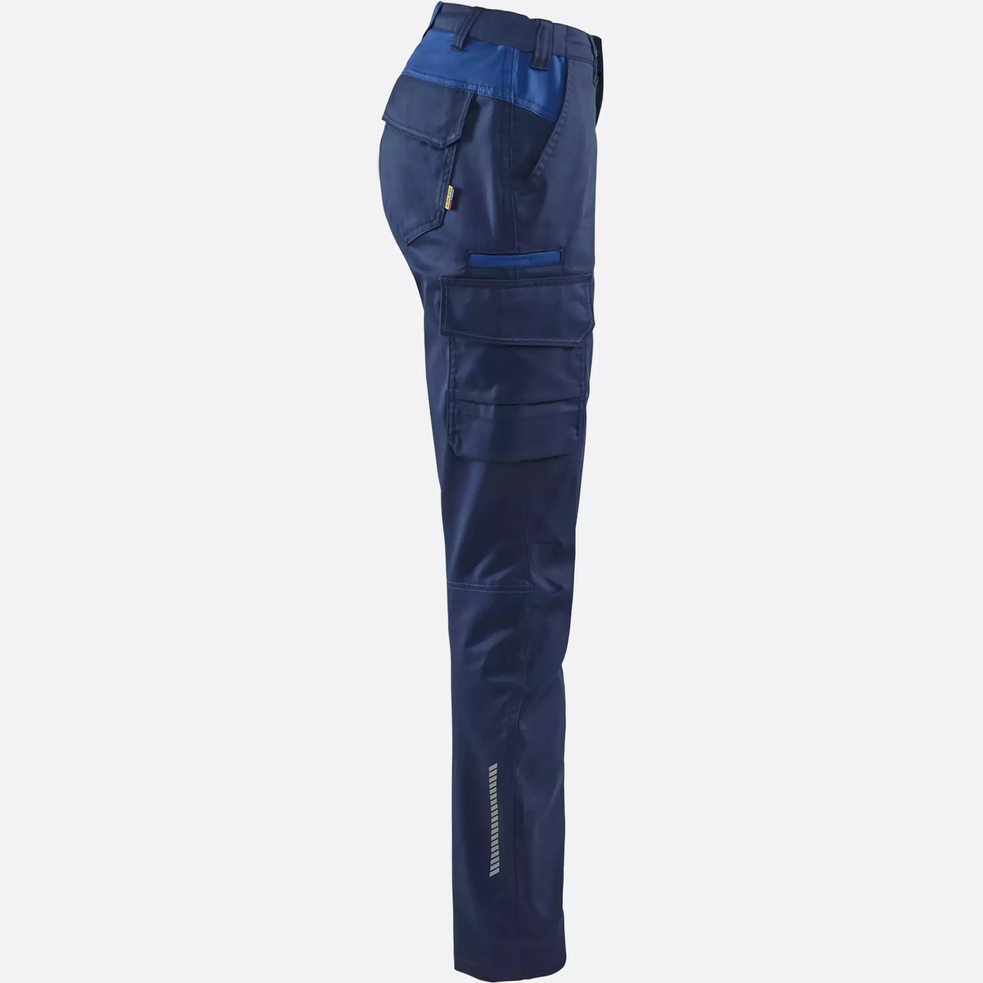 Blaklader 714418328985, Ladies Stretch Industry Work Trousers, Navy/Royal Blue, image 2