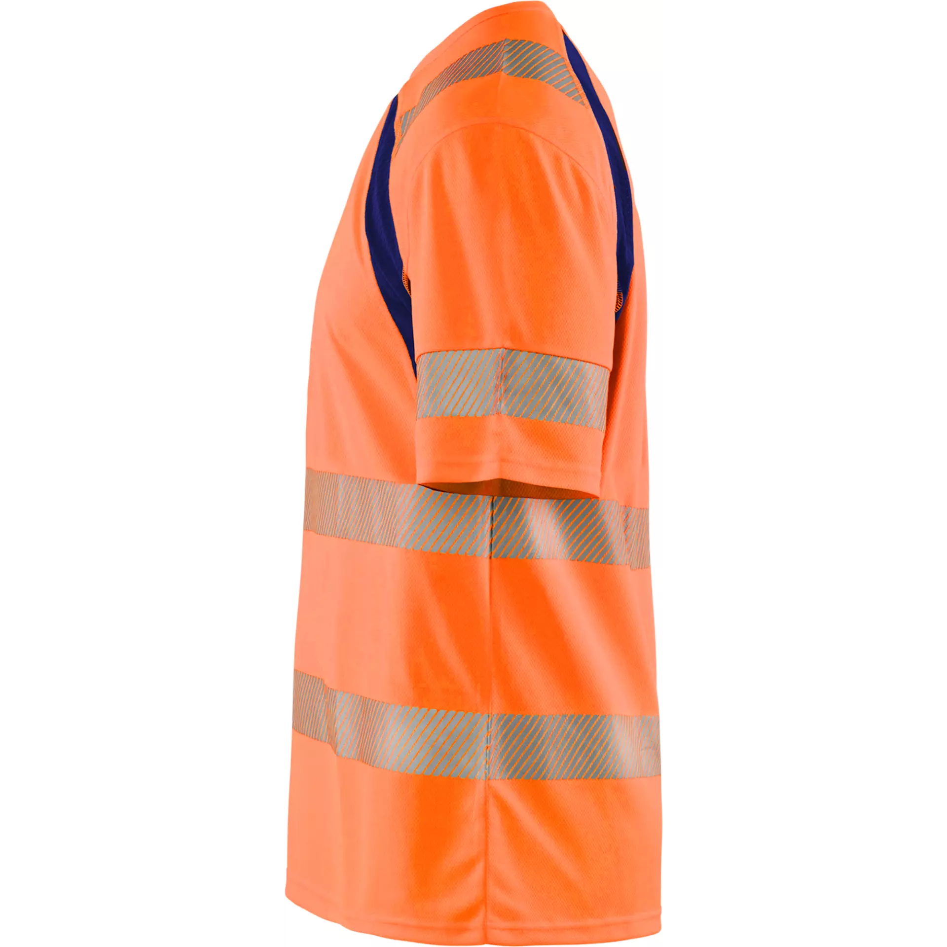 Blåkläder 339710135389, High Vis UV Schutz T-Shirt, Orange/Marineblau, image 3