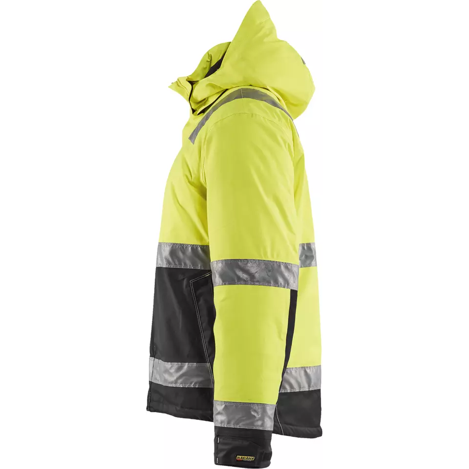 Blåkläder 487019873399, High Vis Winterjacke, Gelb/Schwarz, image 3, gallery thumbnail